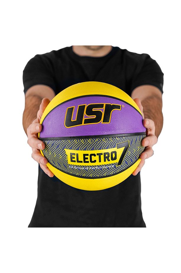 7 Numara Electro7.2 Kauçuk 7 No Basketbol Topu Pompa dahil değildir Mor - 6