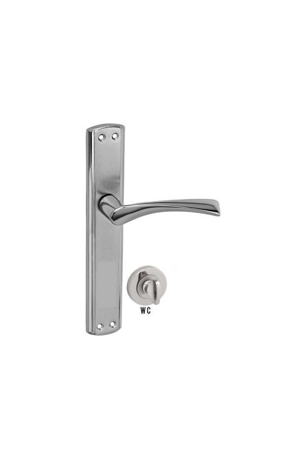 Sofuoğlu Lerzan Mirrored Nickel Satin (BATHROOM - WC) Door Handle Right Aluminum / Steel