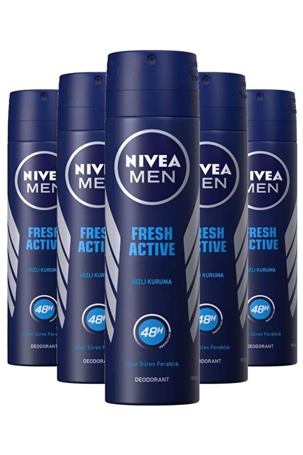 Fresh Active Erkek Deodorant 150 ml X5 - 1