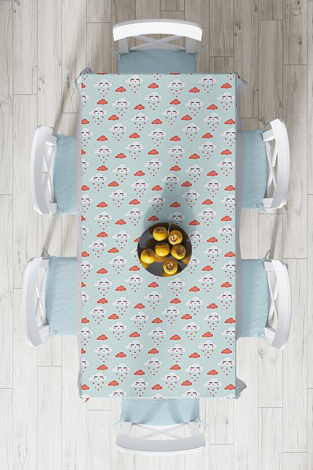 Modern Cloud Digital Printed 3D Tablecloth - 2