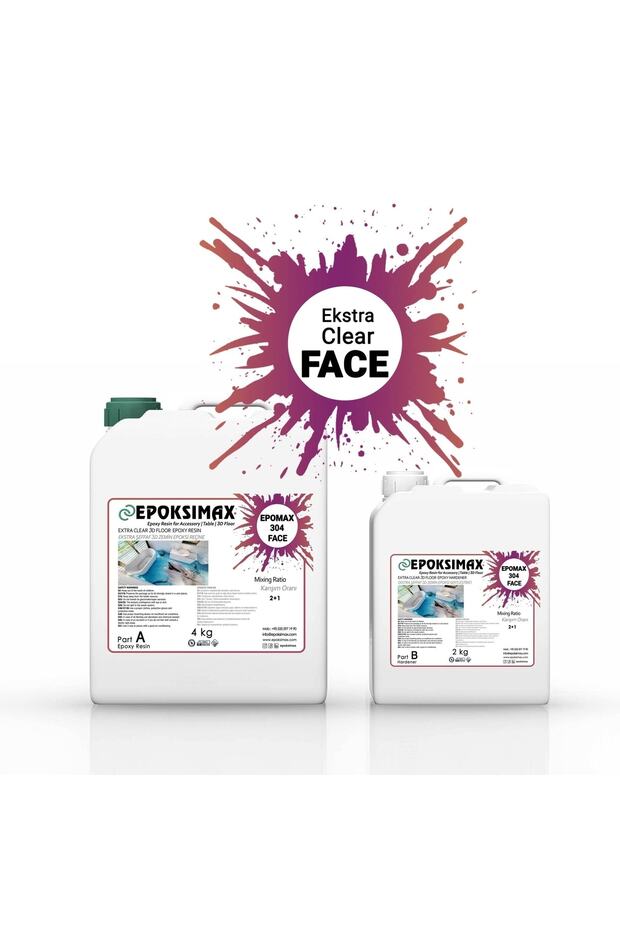3d Zemin Için Epoksi Reçine 304 Face 6 Kg - 2