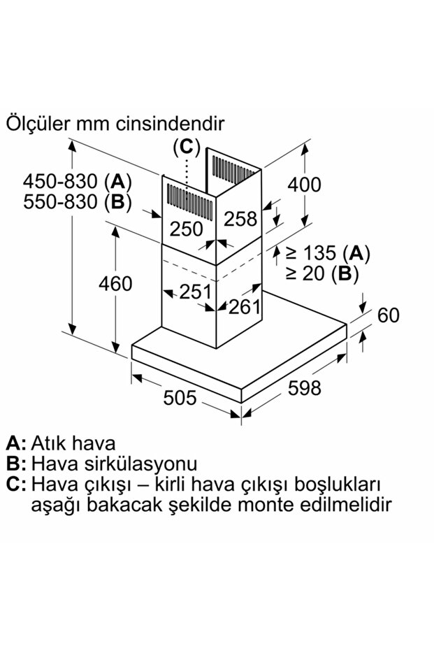 Dwb67bk60 Ankastre Davlumbaz - 4