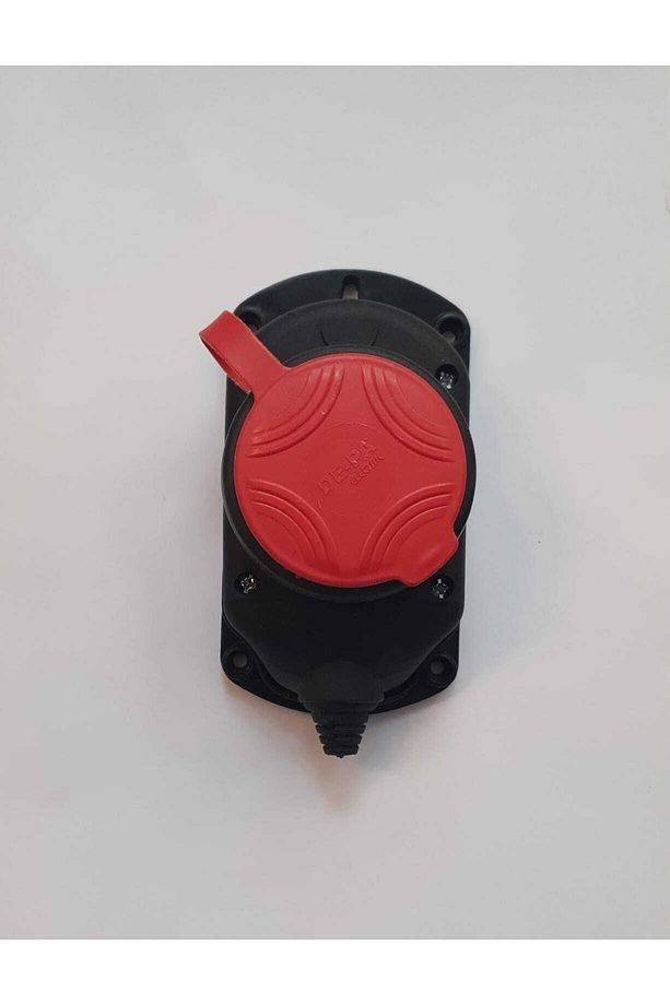 De-pa 338015 Kauçuk Trifaze Duvar Tipi Fiş - 1