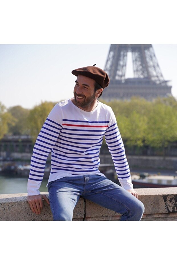 Men's Brown Imported French Painter Beret (NOT FELT)