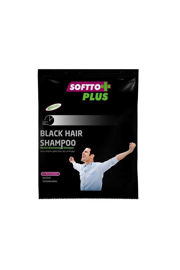 Bitkisel Saç Siyahlaştırıcı Şampuan 25 ml softtoshmp03 - 1