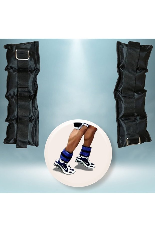 Black a Class Hand Foot Ankle Weight Special Design 2 Kilo 2 Pieces (2 X 2 kg)