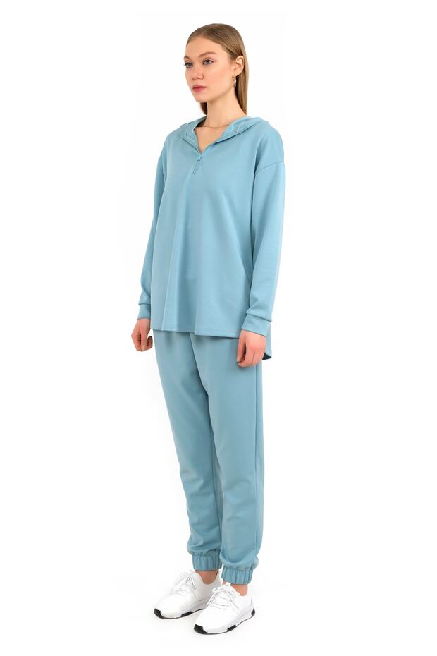 Scuba Oversize Comfort Kapüşonlu Sweatshirt - 3