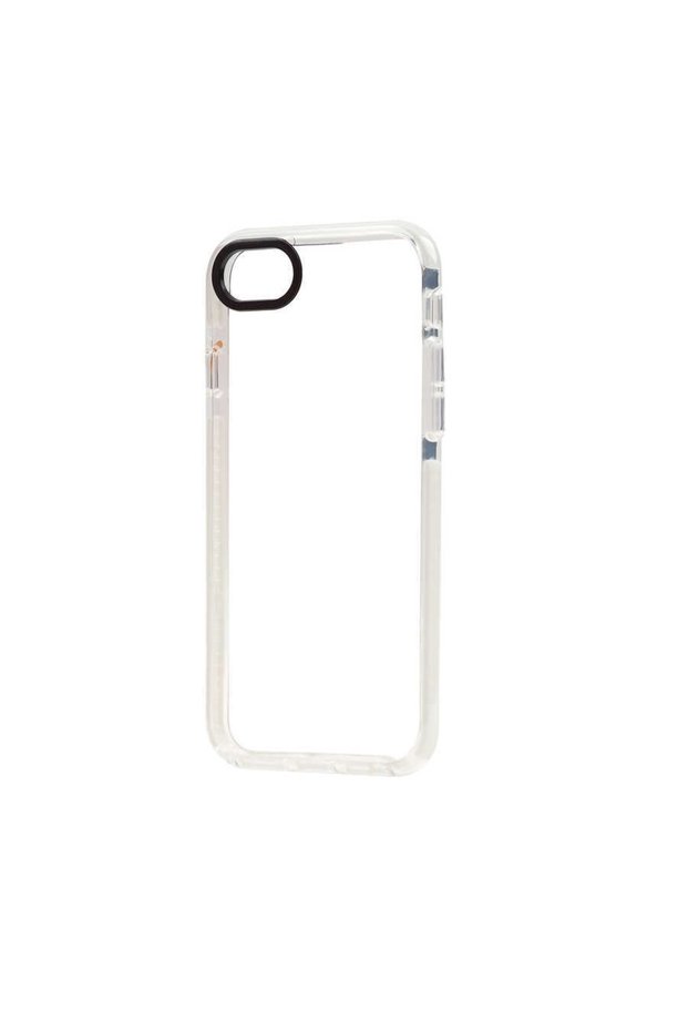 iPhone 8 Case Transparent Soft Edge Serrated Design Silicone