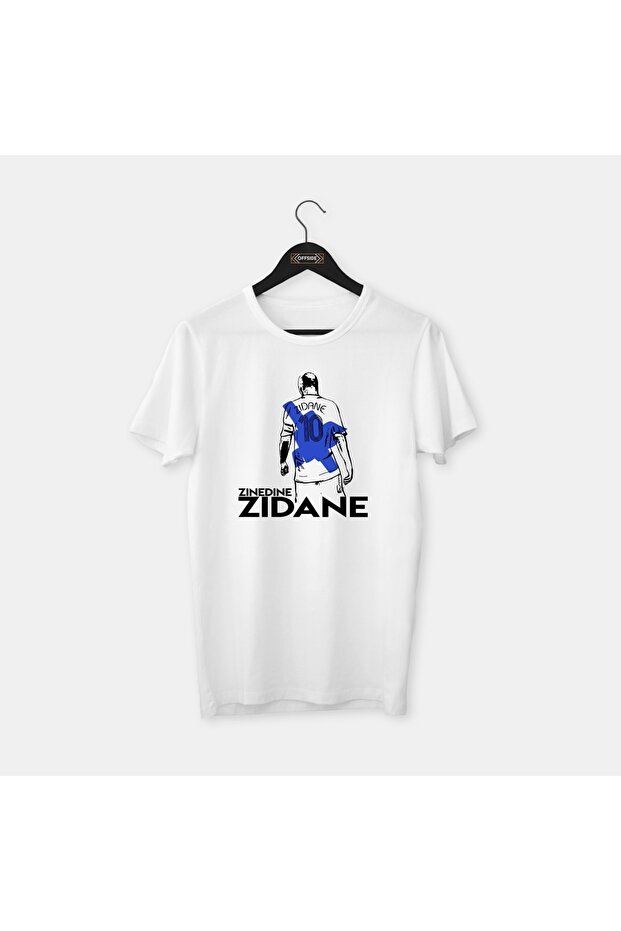 Zinedine Zidane - Special Drawing Design Legends Series, Combed Cotton T-Shirt