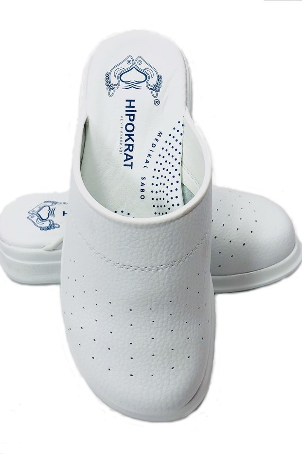 Hippocrates White Sabo Slippers Doctor Nurse Hospital Cook Slippers