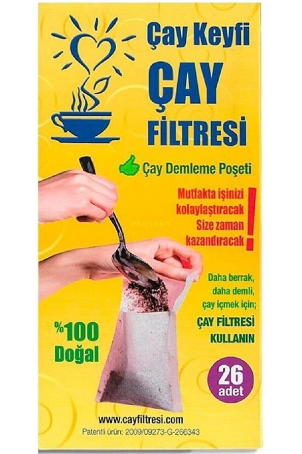 Çay Demleme Poşeti (çay Filtresi) Tekli Paket * (26 Poşet) - 1