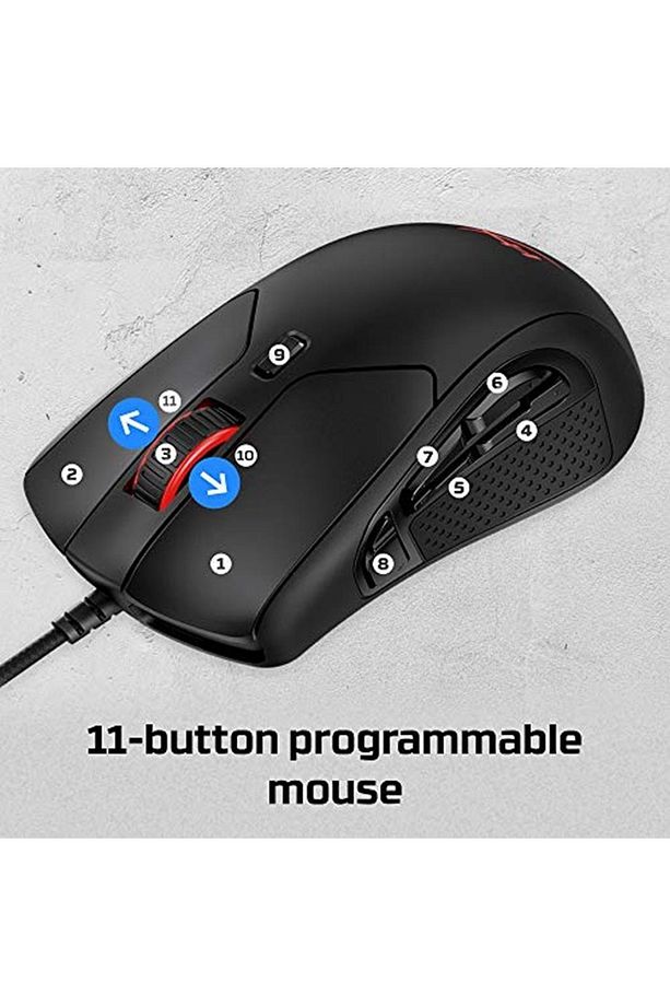Pulsefire Raid Hx-mc005b 16000 Uyumlu Dpı Rbg Kablolu Gaming Mouse - 2