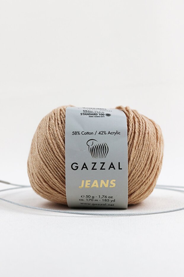 Jeans 50 Gr Amigurumi Punch Hand Knitting Yarn Taka Yarn (1122 Jns)