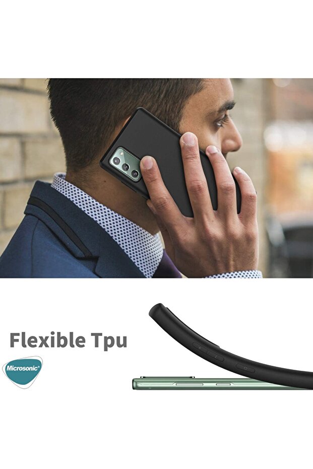 Matte Silicone Samsung Galaxy Note 20 Kılıf Gold - 4