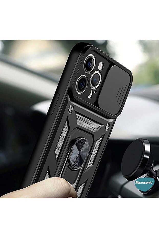 Xiaomi Redmi Note 10 Pro Kılıf Impact Resistant Siyah - 4