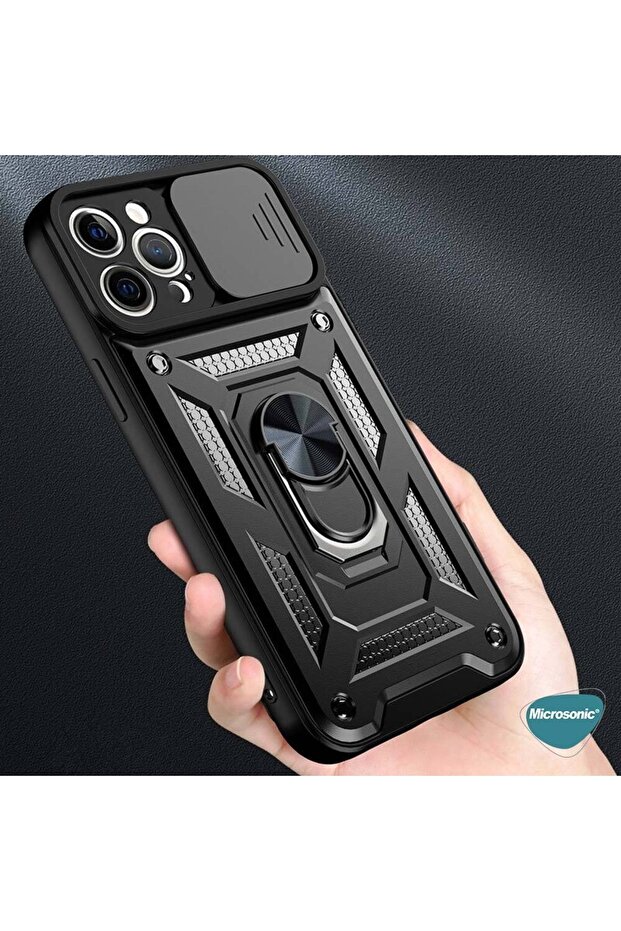 Xiaomi Redmi Note 10 Pro Kılıf Impact Resistant Siyah - 5