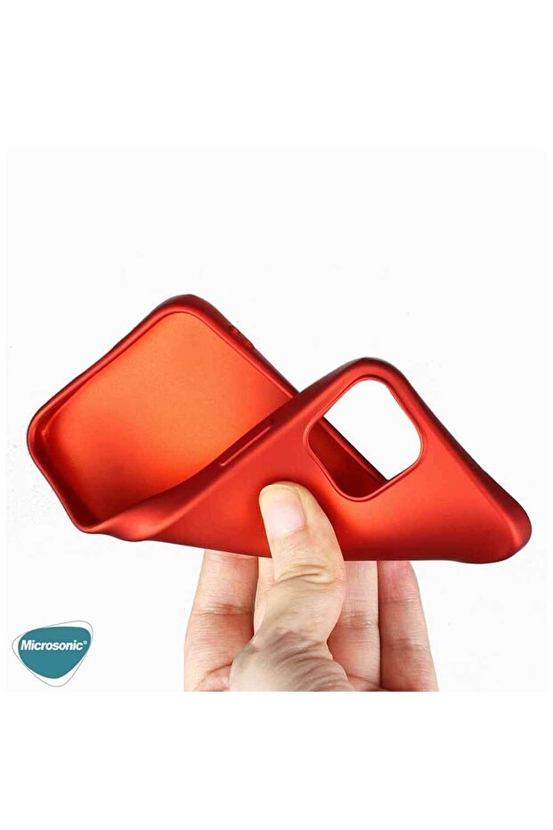 Matte Silicone Apple Iphone 13 Kılıf Gold - 5