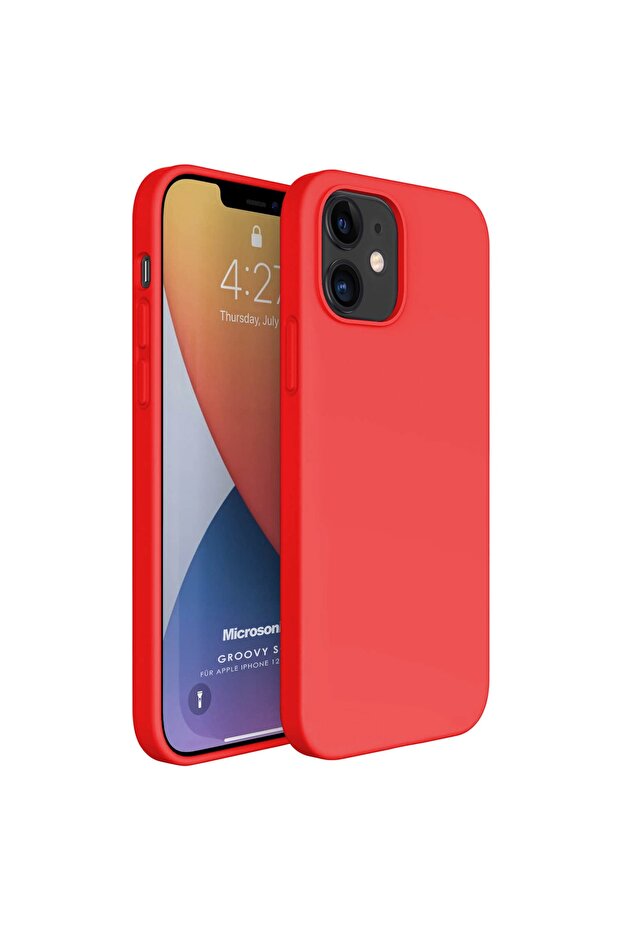 Iphone 12 Mini Kılıf Groovy Soft Kırmızı - 1