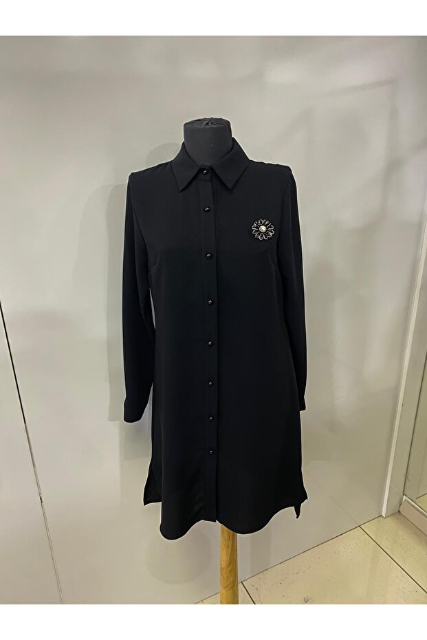 Kadın Siyah Tunik - 1