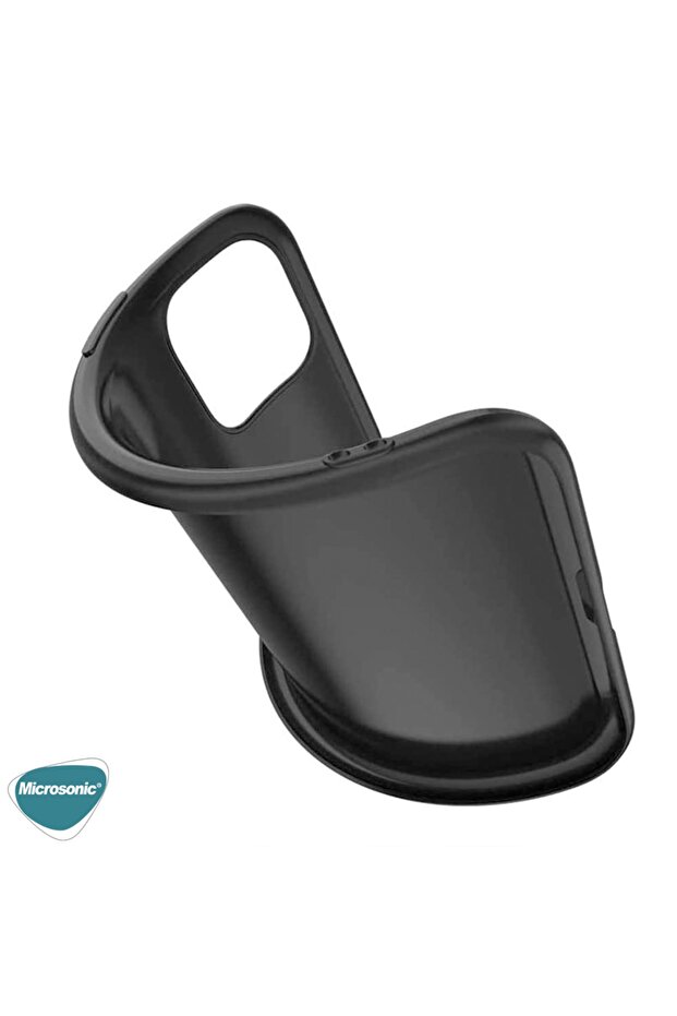 Matte Silicone Iphone 12 Mini Kılıf Mor - 4