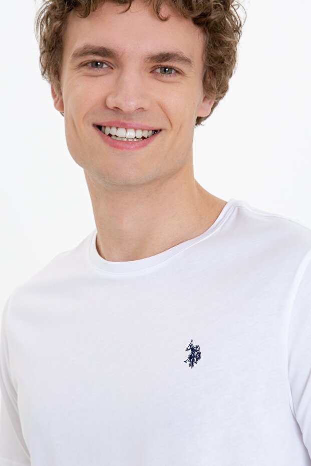 Erkek Bisiklet Yaka Basic T-shirt - 2