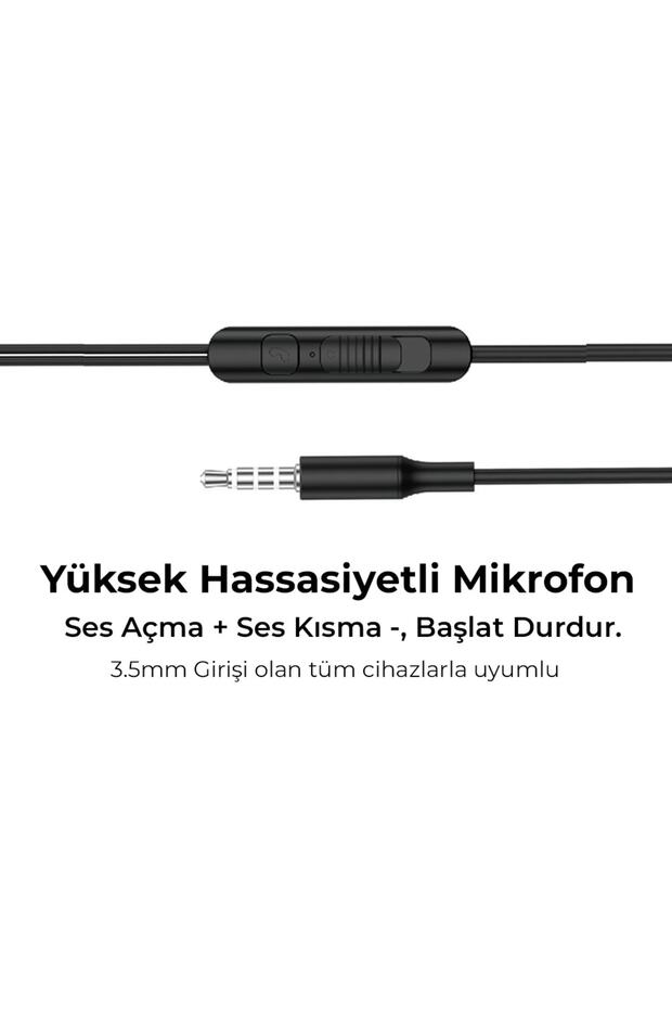 Galaxy A01 A01 Core A02 A02s A10 A10e A11 A12 Uyumlu Kablolu Kulaklık - 3