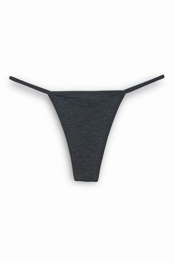 String Tanga Külot Soft Lastik Yumuşak Penye - 3