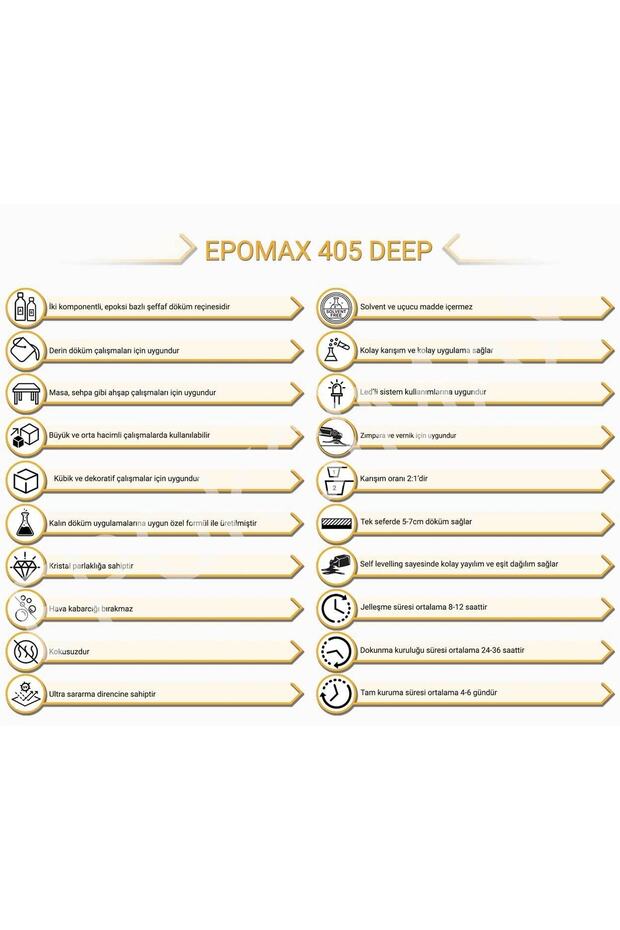 Tek Derin Döküm Için Epoksi Reçine 405 Deep 7,5 Kg - 4