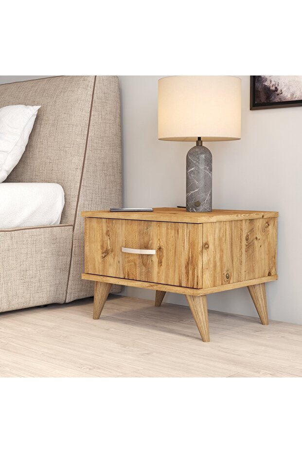 Komidin 1 Çekmeceli Çam - Kmd0102 - 1