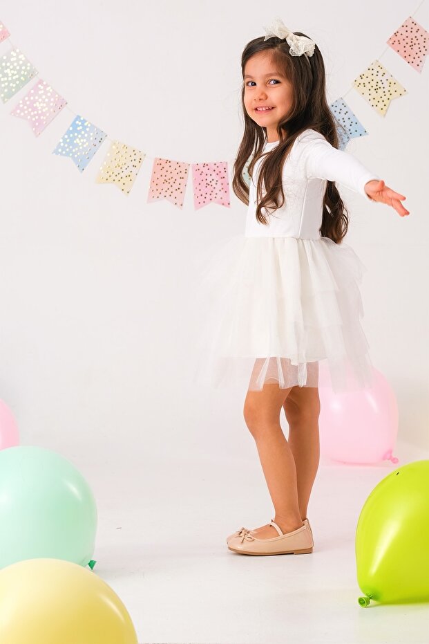 Beyaz Tütü Elbise - 3