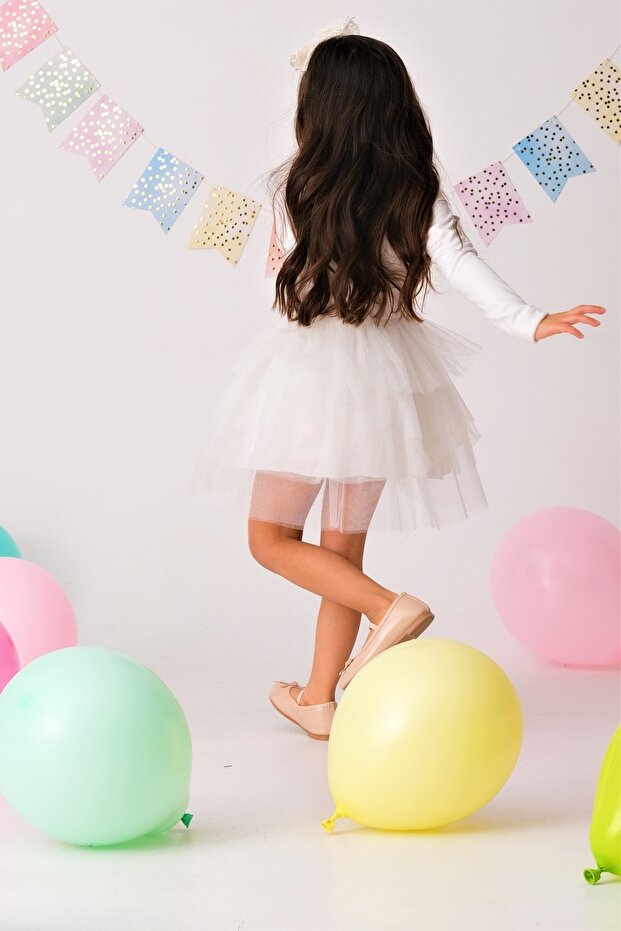 Beyaz Tütü Elbise - 4