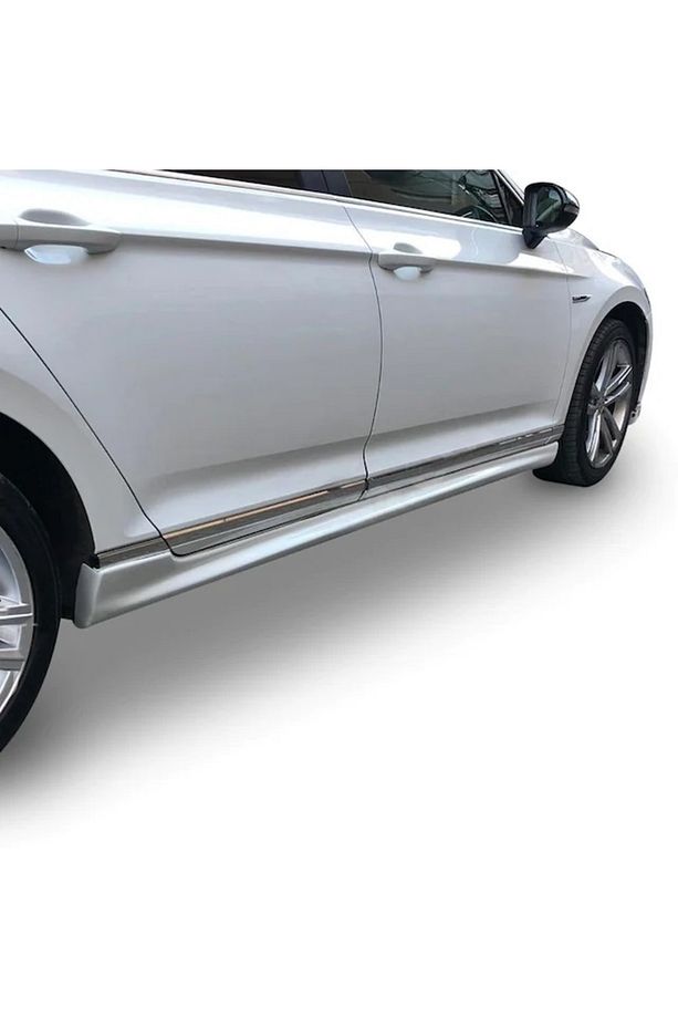 Vw Passat B8 R Line (2015 - 2021)Uyumlu   Yan Marşpiyel Seti (plastik) - 1