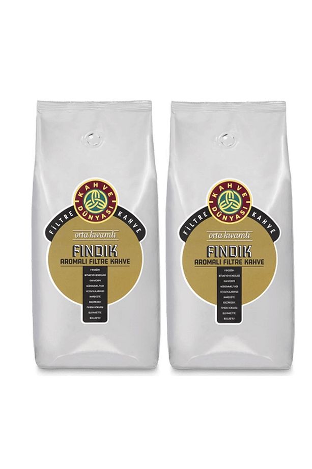 Fındık Aromalı Filtre Kahve Çekirdek 2 Adet 1 Kg - 1