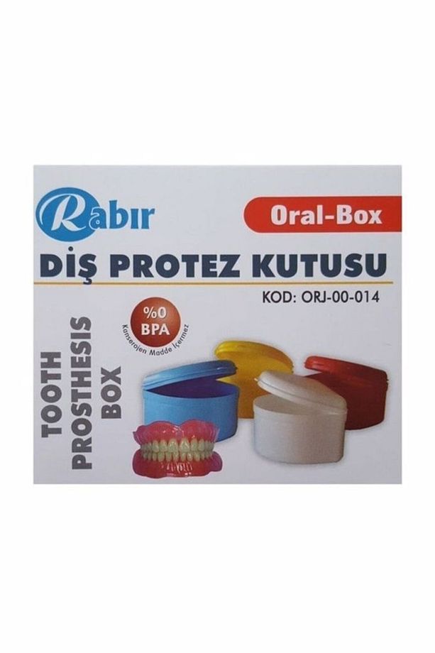 Diş Protez Kutusu – Protez Diş Saklama Kabı – Protez Diş Saklama Kutusu – 1 Adet- - 2