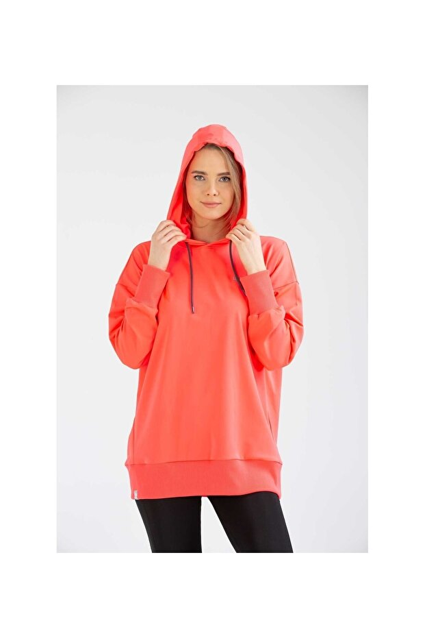 Women's Hooded Sweat Single Top Vc-0014 Dora Track Suit Vc-0014-peach