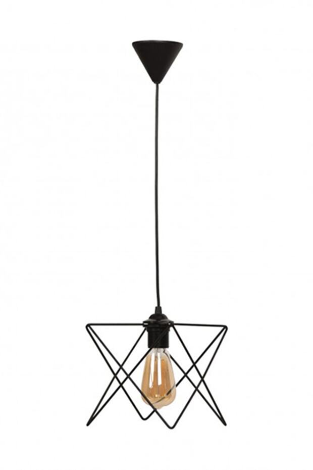 Orion Dekoratif Rustik Tekli Tel Avize - 1