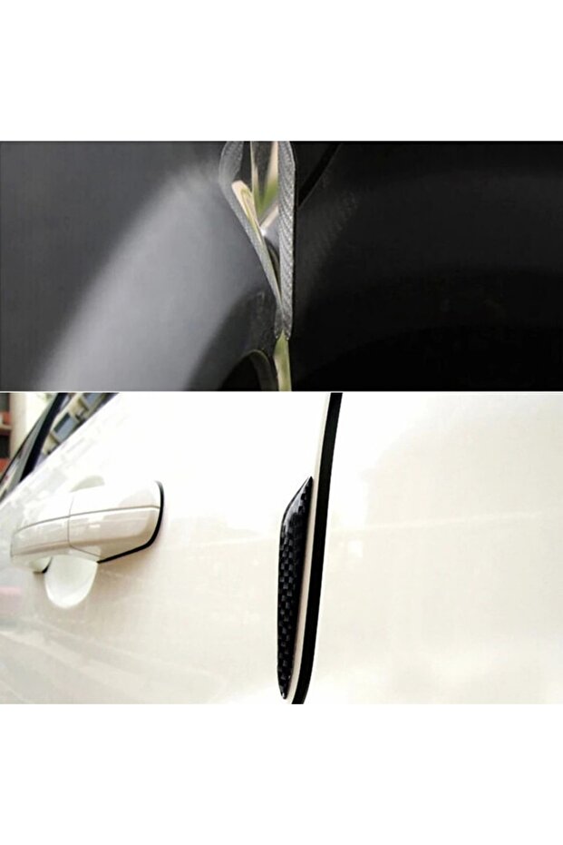 Car Door Protection Carbon Pattern Side Edge Protection 4 Pieces