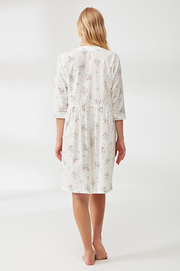 %100 Pamuklu Elbise - 3