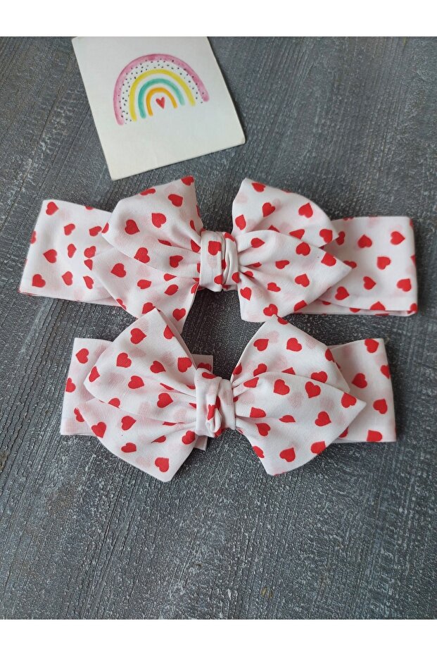 Red Heart Mother Daughter Bandana
