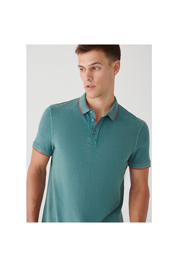 Men's Green Polo T-shirt065920-30708