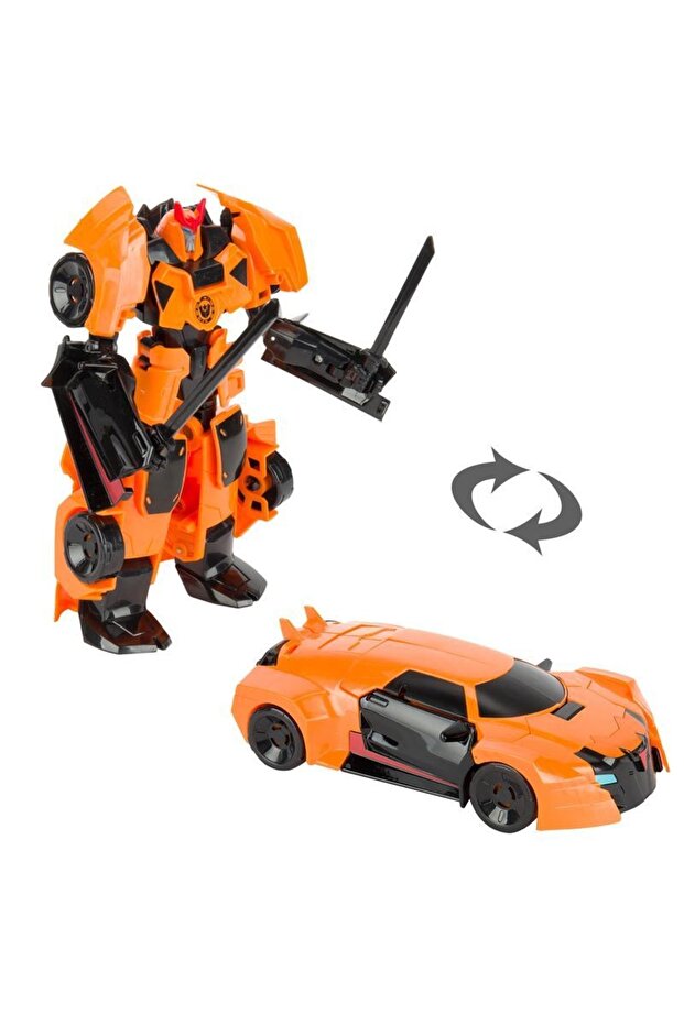 T-warrior Metal Gövdeli Dönüşebilen Robot J8018e - 5