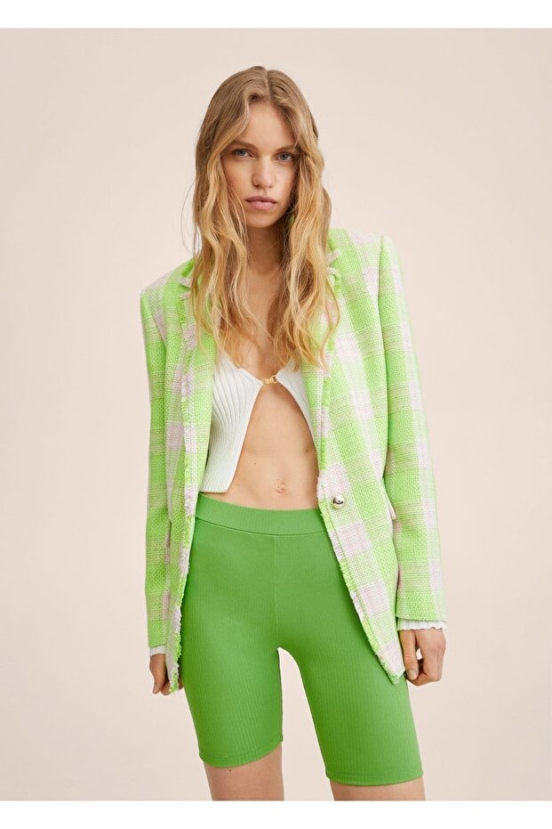 Bisikletçi Tarz Bermuda Tayt - 1