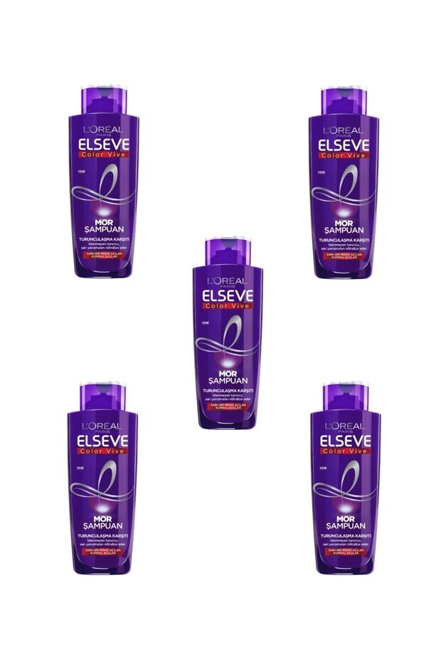 Turunculaşma Karşıtı Mor Şampuan 200 ml X 5 Adet - 1