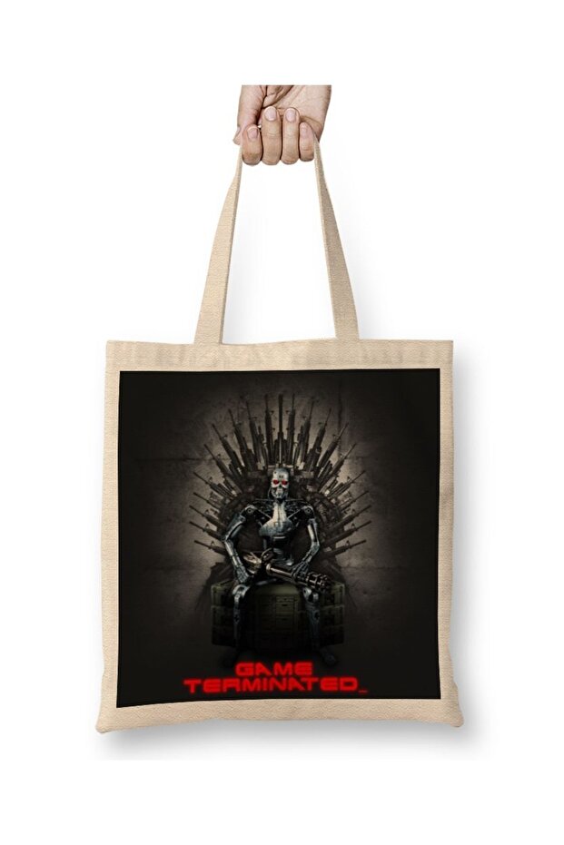 Terminator Game Terminated Cloth Bag Long Handle