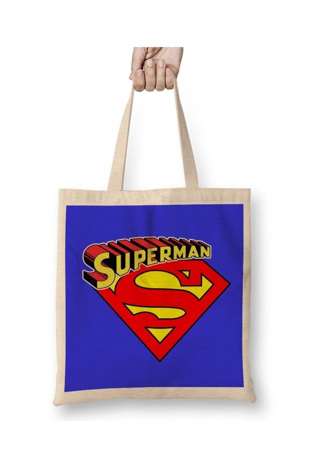 Superman Tote Bag Long Handle
