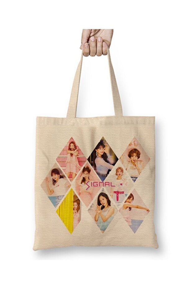Twice Signal Cloth Bag Long Handle