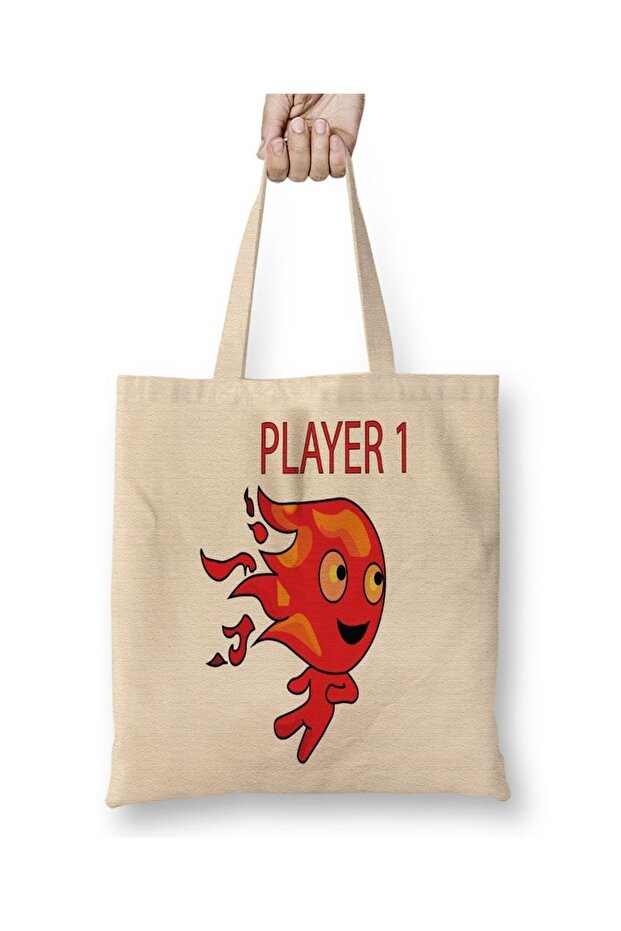 Fire Boy Cloth Bag Long Handle