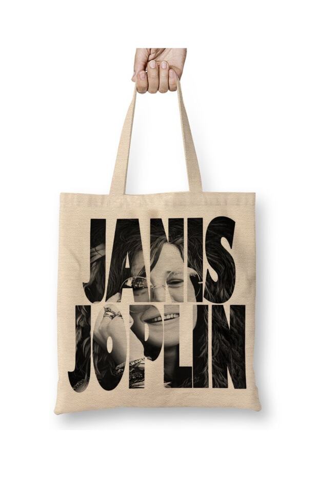Janis Joplin Cloth Bag Long Handle