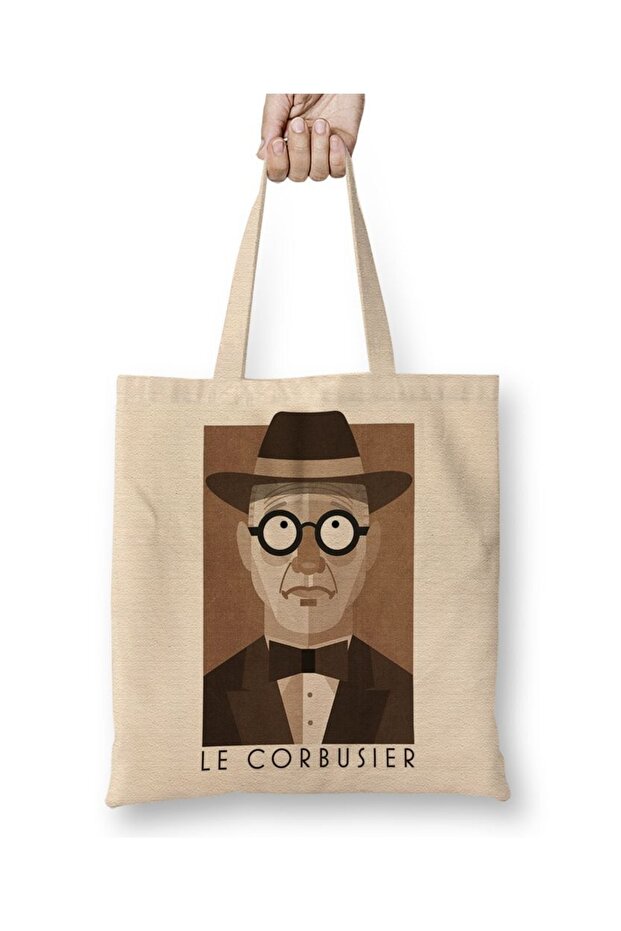 حقيبة قماش Le Corbusier بمقبض طويل
