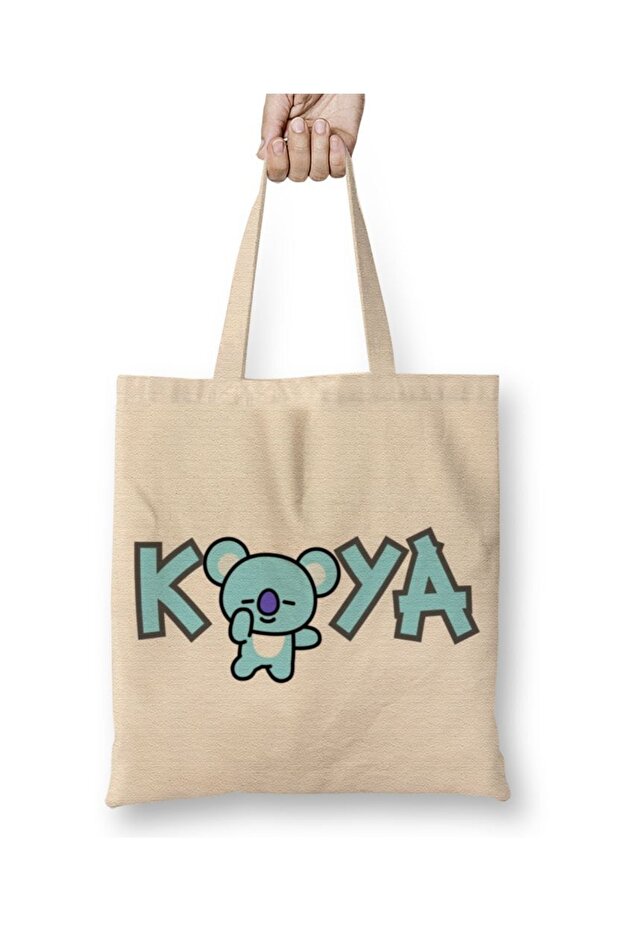 Bt21 Koya Bts Cloth Bag Long Handle